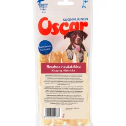 Koiran puruherkku Oscar 90 g rouhea nautatikku