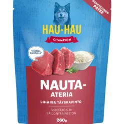 Koiranruoka 260 g Liha-ateria, annospussi