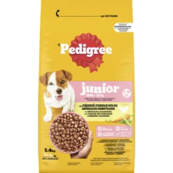 Koiranruoka Pedigree 1,4 kg Junior siipikarjaa ja kasviksia