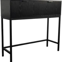 Konsolipöytä Tenstar 90 x 30 x 84 cm Siera musta