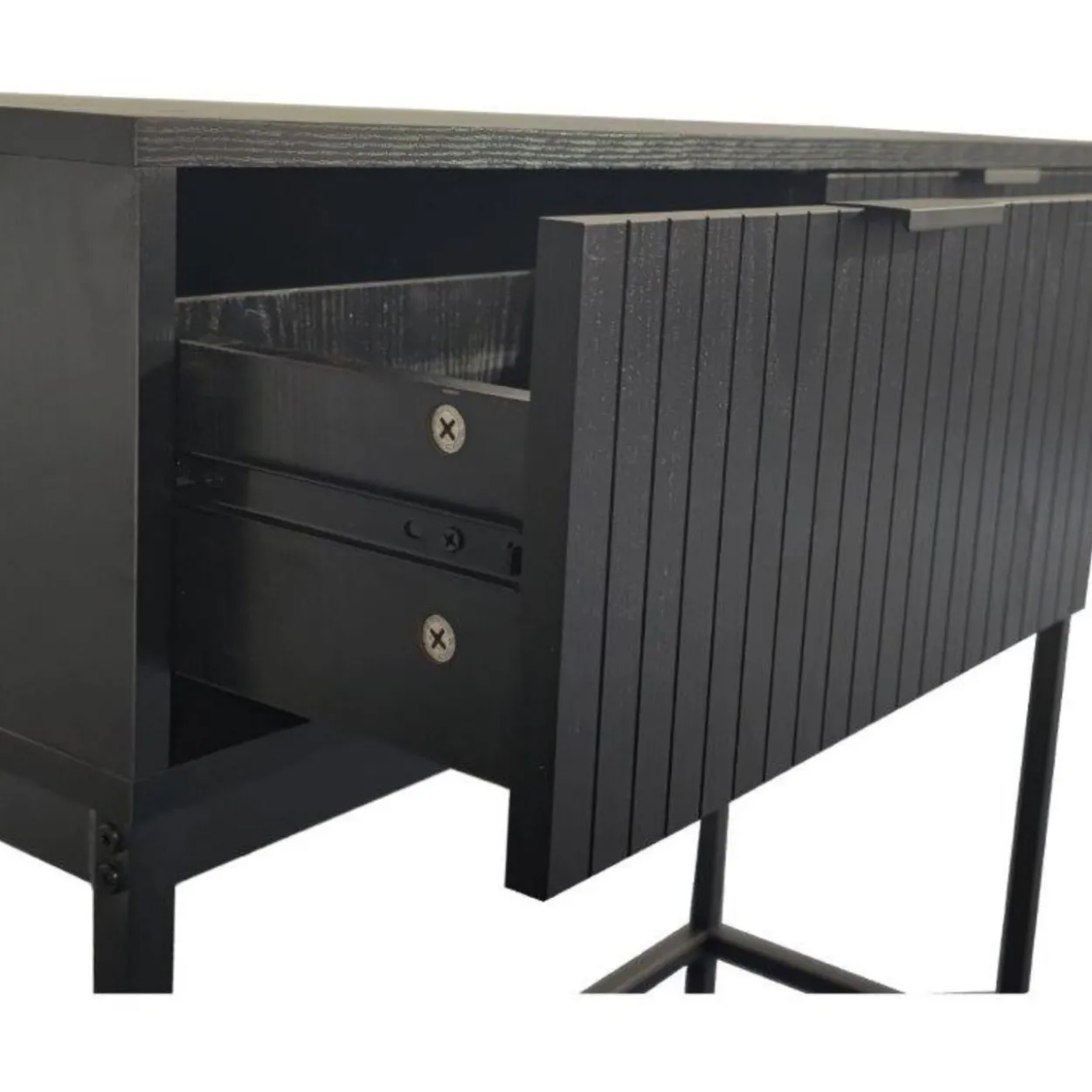 Konsolipöytä Tenstar 90 x 30 x 84 cm Siera musta