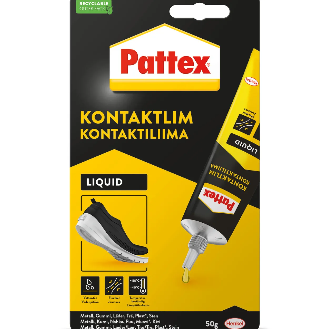 Kontaktiliima Liquid, 50 g