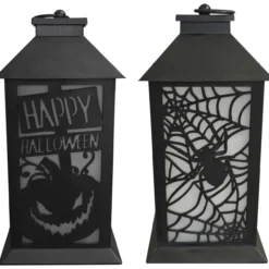 Koristelyhty Happy Halloween 28 cm LED
