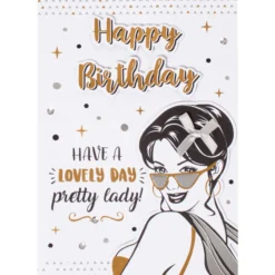 Kortti AmandaB Happy Birthday Pretty Lady