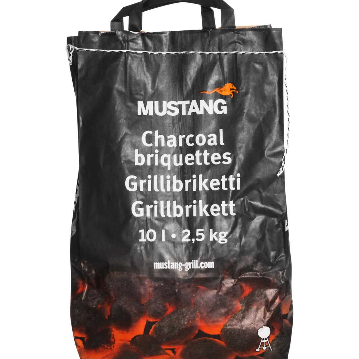 Kovapuu grillibriketti Mustang 2,5 kg
