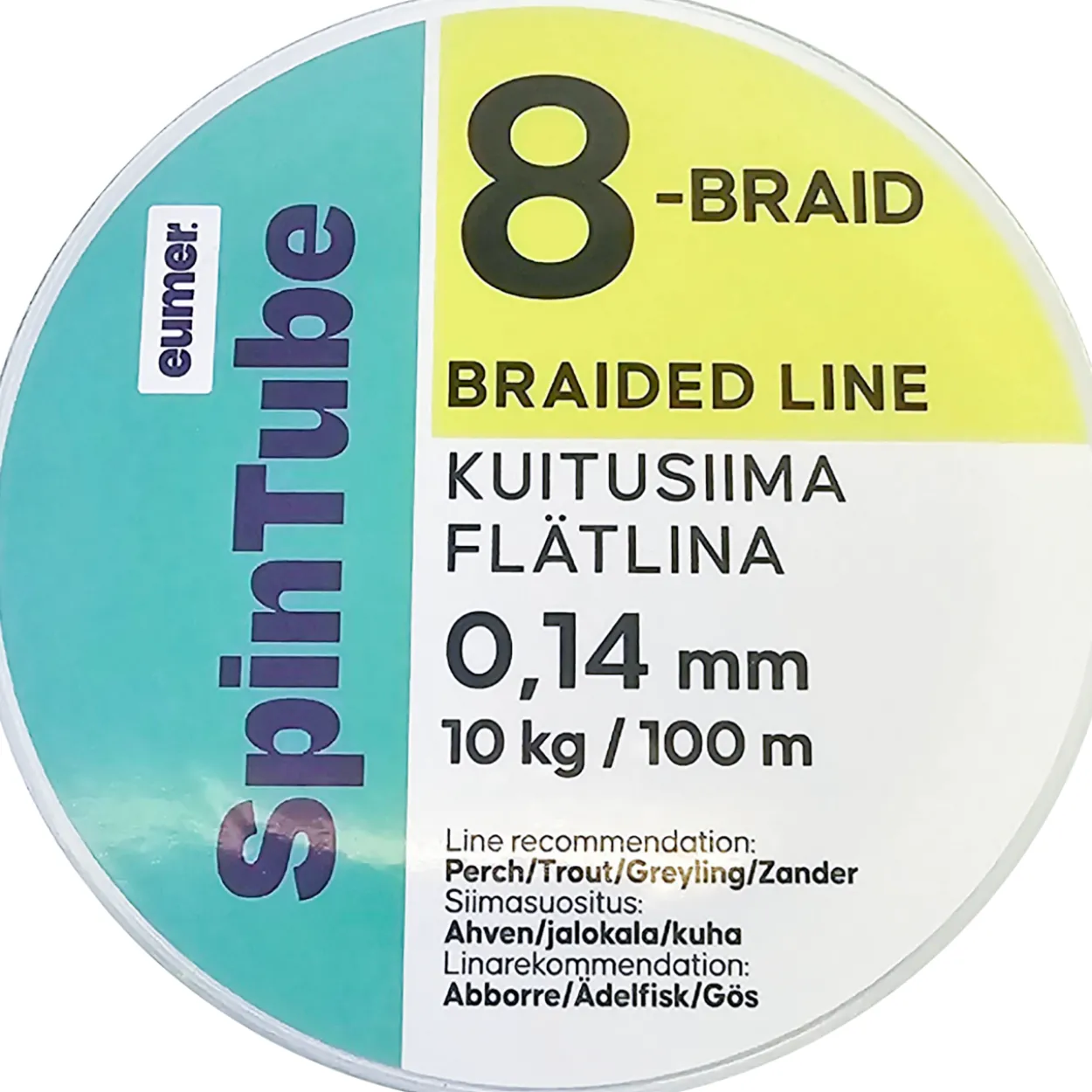 Kuitusiima Eumer Spintube 8