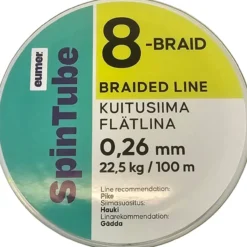 Kuitusiima Eumer Spintube 8