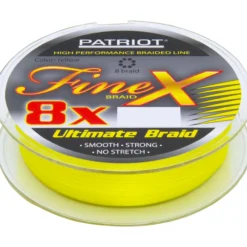 Kuitusiima Patriot FineX Braid 8X 120 m