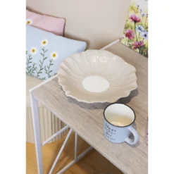 Kukkalautanen Kotikulta 30 cm beige