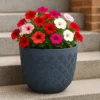 Kukkaruukku Multy Home Scalloped 30 cm, sininen