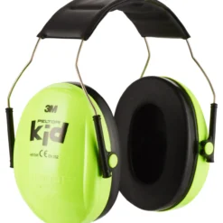 Kupusuojain 3M Peltor Kid H510AK, neonvihreä (87–98 dB)