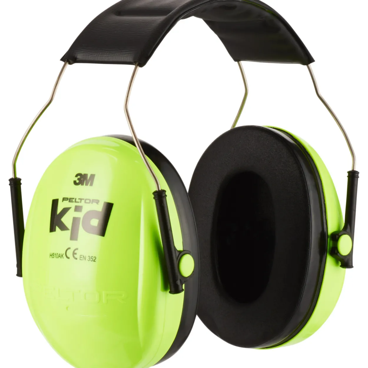 Kupusuojain 3M Peltor Kid H510AK, neonvihreä (87–98 dB)