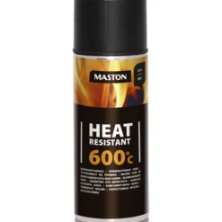 Kuumankestomaali 600 °C musta, 400 ml