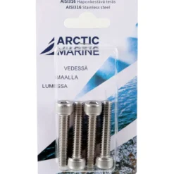 Kuusiokoloruuvi DIN 912 M8x40mm A4