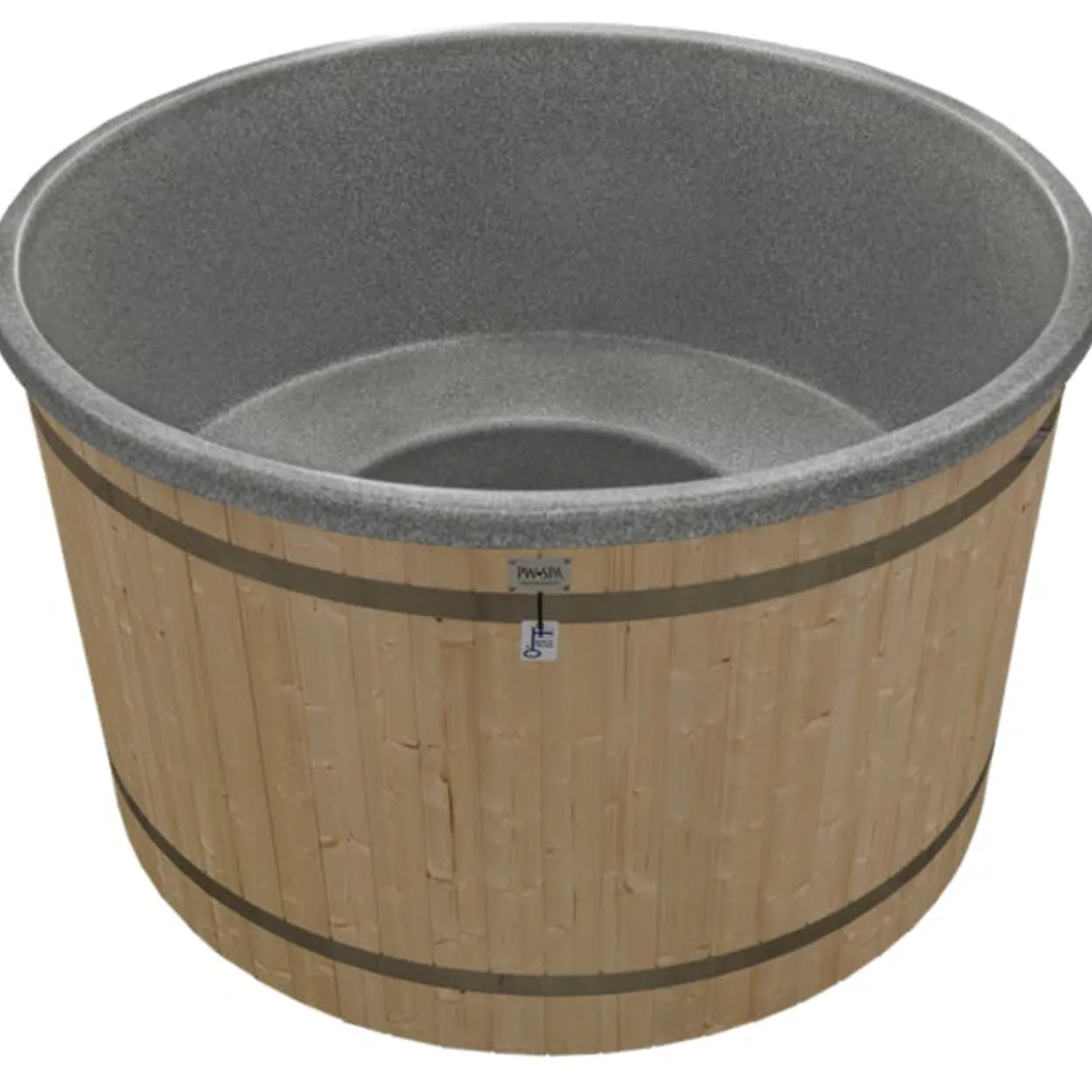 Kylpytynnyri PW-SPA Classic Tee-se-itse, puuvalmis/graniitti 30 kW