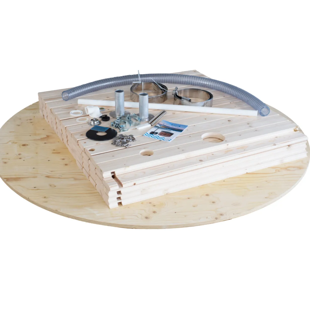 Kylpytynnyri PW-SPA Classic Tee-se-itse, puuvalmis/graniitti 30 kW