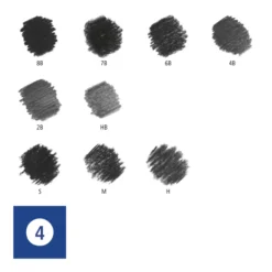 Kynäsetti Staedtler 12 osaa hiilipiirustus