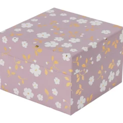 Lahjalaatikko Kotikulta 15 x 15 x 10 cm kukka