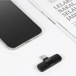Langaton mikrofoni Mobia, 2 kpl, Lavalier USB Type-C