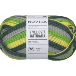 Lanka Novita 150 g 7 Veljestä Jättiraita