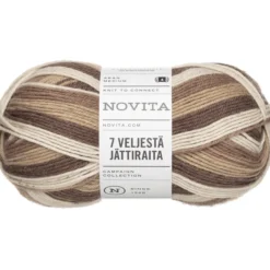 Lanka Novita 150 g 7 Veljestä Jättiraita