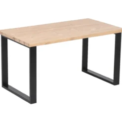Lankkupöytä Eureka Seela 140 cm antiikkipetsattu/musta