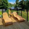 Lasielementti Green Land Patio harmaa