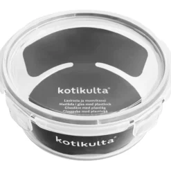 Lasirasia Kotikulta 950 ml muovikannella pyöreä