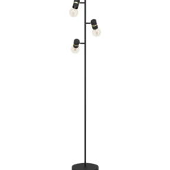 Lattiavalaisin EGLO Lurone 3x10W 20,5x5x160cm musta/messinki