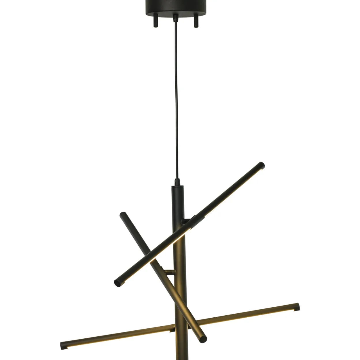 LED-kattovalaisin Aneta Lighting Stecco, musta