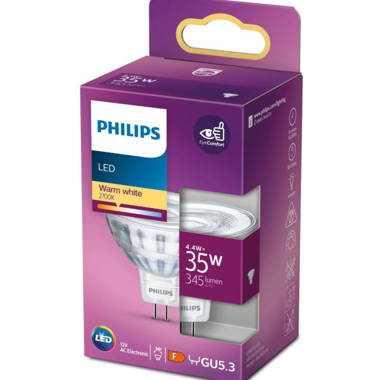 LED-kohdelamppu Philips 35 W MR16