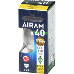 LED-koristelamppu kirkas 4 W E27 470 lm, himmennettävä