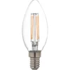 LED-kynttilälamppu kirkas 4,5 W E14 filam. 470 lm 360°