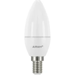 LED-kynttilälamppu, opaali, 4,9 W E14 470 lm himmennettävä