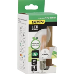 LED-lamppu A A60 470lm 4000K E27