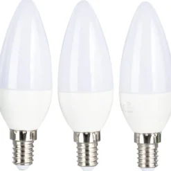 LED-lamppu 250 lm C35 E14 3 kpl