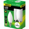 LED-lamppu 470 lm 4000K C35 E14 2 kpl