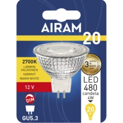 LED-lamppu MR16 FG 3,7 W GU5.3 12V 215 lm, himmennettävä