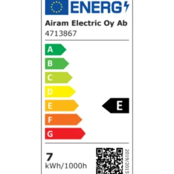LED-lamppu OIVA Koriste 6,5 W 3000K E27 806 lm
