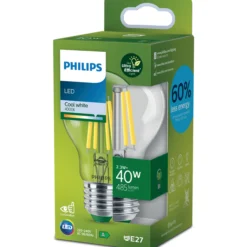 LED-lamppu Philips Ultra Efficient 40 W E27 4000 K