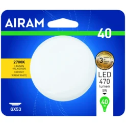 LED-lamppu 4,9 W GX53 110°C 470 lm