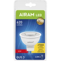 LED-lamppu 3 W MR16 GU5.3 (12V), 36° 207 lm