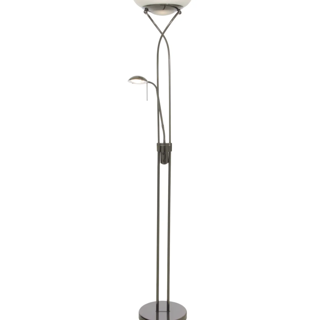 LED-lattiavalaisin Aneta Lighting Cannes upplight, mustakromi