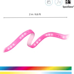 LED-älyvalonauha Wiz RGB+W 1600lm Wi-Fi 2m