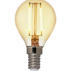 LED-mainoslamppu AMBER antiikki 2,5W 225lm E14 2200K kirkas