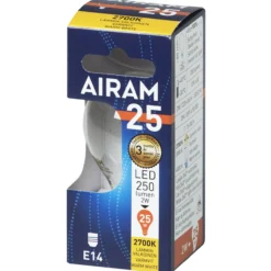 LED-mainoslamppu kirkas 2,5 W E14 filam. 250 lm 360°
