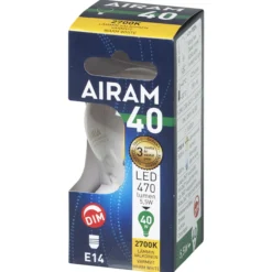 LED-mainoslamppu kirkas 4,5 W E14 470 lm, himmennettävä