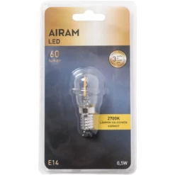 LED-merkkilamppu kirkas 0,6 W E14 filam. 60 lm 360°