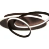 LED-plafondi Aneta Lighting Legato, musta