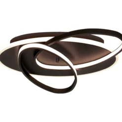 LED-plafondi Aneta Lighting Legato, musta